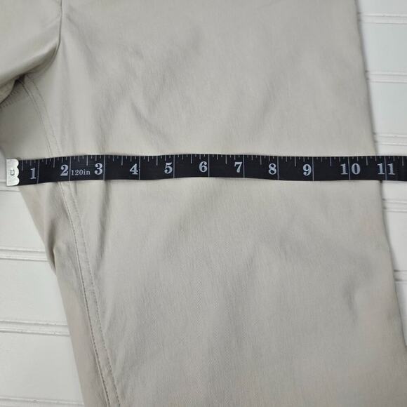 Eddie Bauer Women's Khaki Mid Rise Tech Stretch Capri Pants Size 4 NWT - Picture 15 of 16
